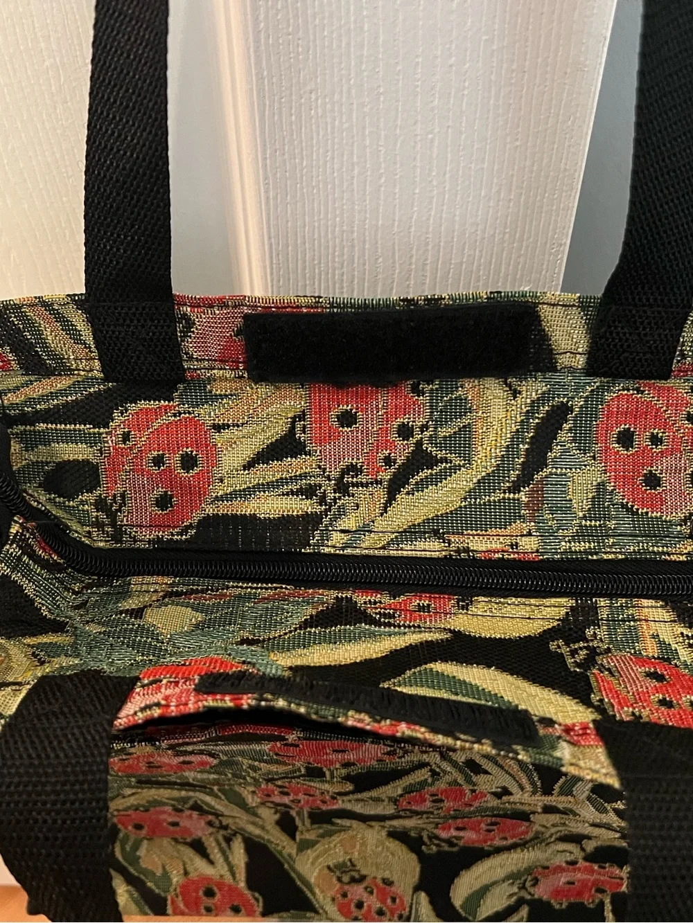 Ladybug Tapestry Tote Bag